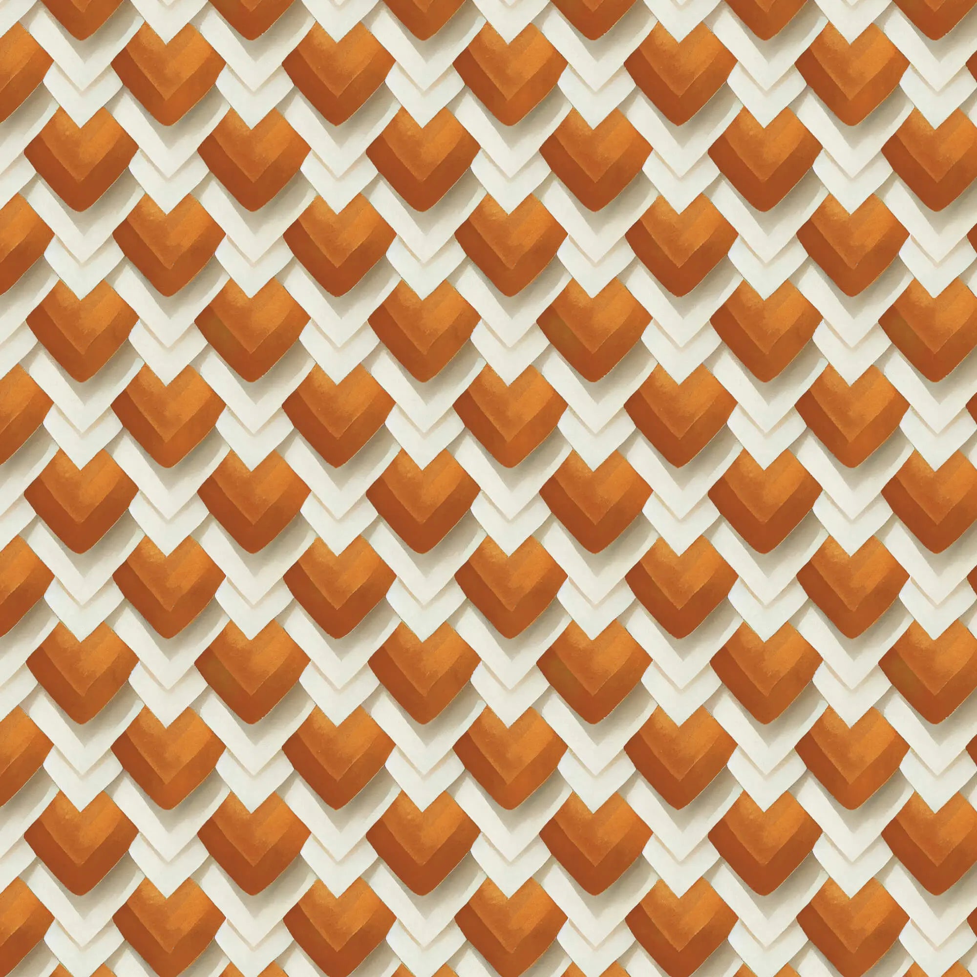 Bali Dreams - Diamonds - Orange 44" / 45" Fabric Per Yard The Fabric Company