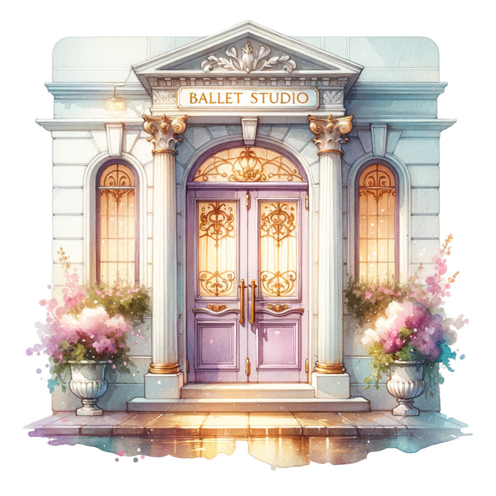 Ballet Studio Fabric Panel 4