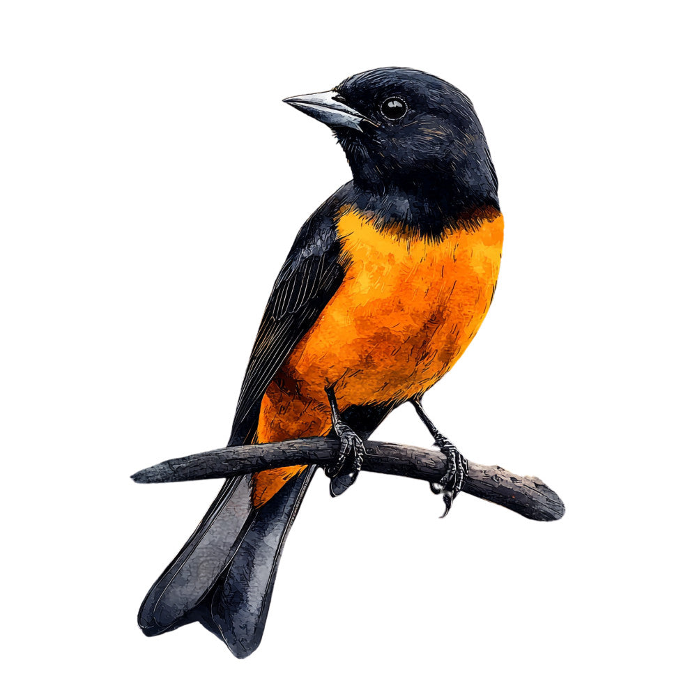 Baltimore Oriole Fabric Panel 12