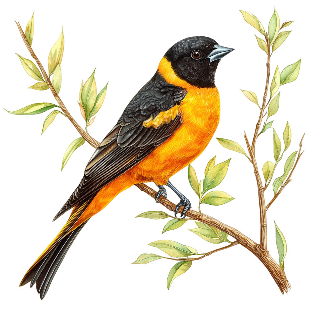 Baltimore Oriole Fabric Panel 18