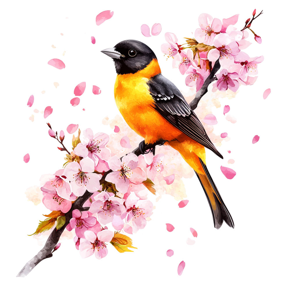 Baltimore Oriole Fabric Panel 20
