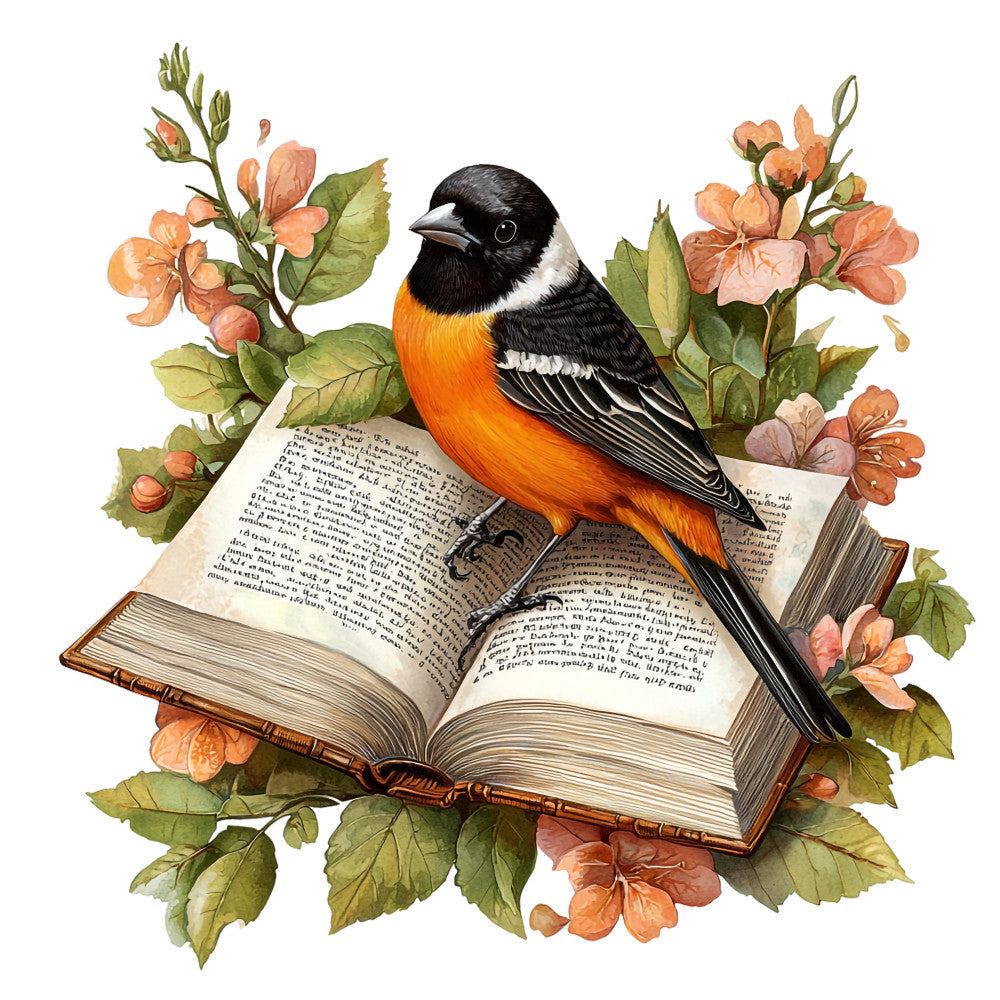 Baltimore Oriole Fabric Panel 4