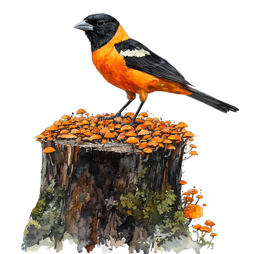 Baltimore Oriole Fabric Panel 7