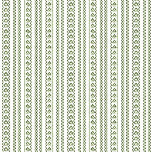 Bandana Medley - Ticking - Leaf 44" / 45" Fabric Per Yard