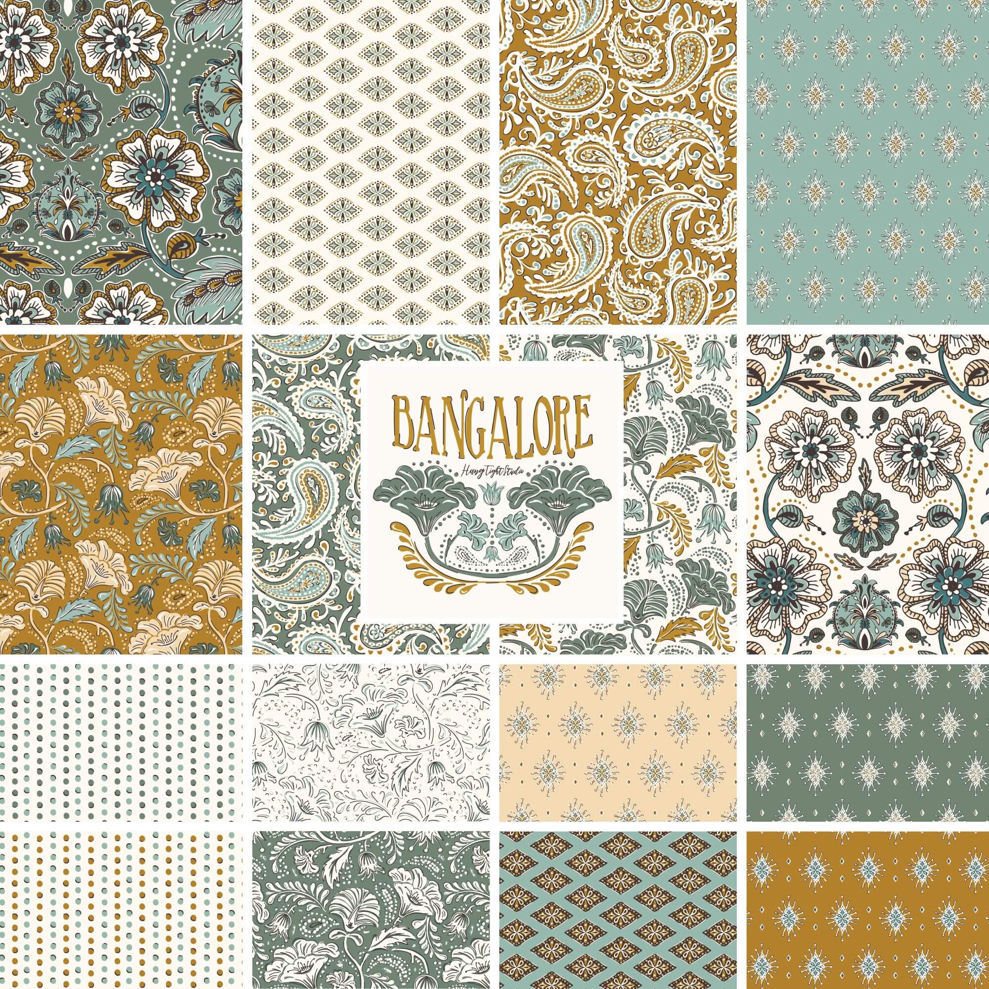 Bangalore by Cloud9 - Fat Quarter Bundle - 17 pack