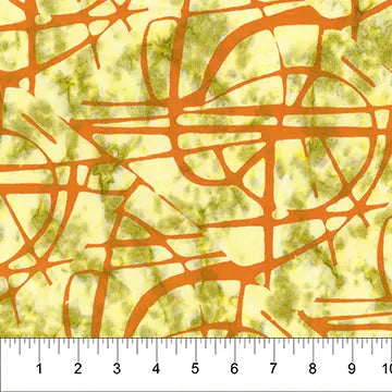 Banyan 80256-58 TAPA CLOTH SUBTLE CITRIS 45" Fabric Per Yard Fabric Fanatics