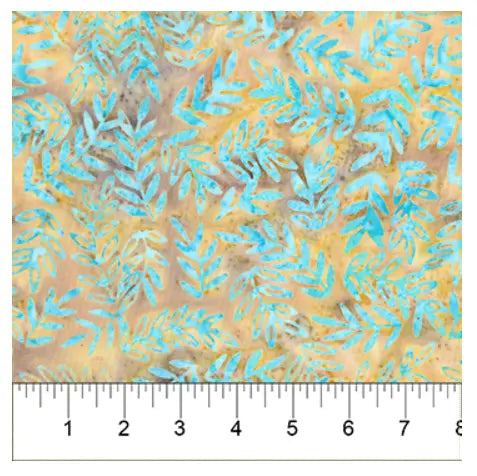 Banyan 80512-34 SUGAR CRYSTALS COPPER SKY 45" Fabric Per Yard Fabric Fanatics