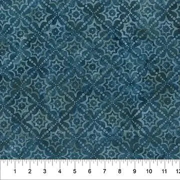 Banyan 80731-44 - Decode This! Dot Grid Got the Blues 45" Fabric Per Yard Fabric Fanatics