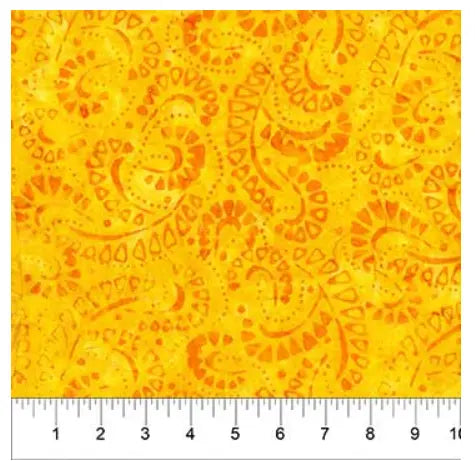 Banyan 80871-54 - Birds of Paradise - Sunshine Yellow 45" Fabric Per Yard Fabric Fanatics
