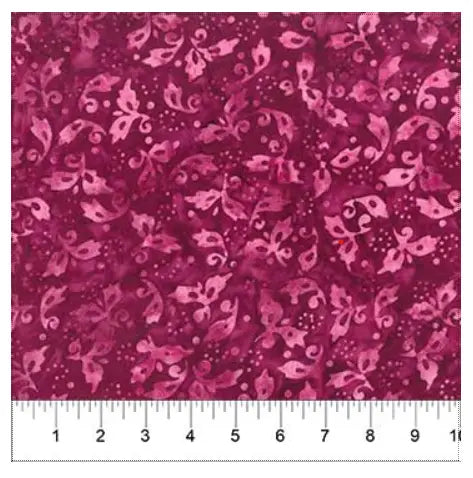 Banyan 80873-27 - Birds of Paradise - Plum Berry 45" Fabric Per Yard Fabric Fanatics