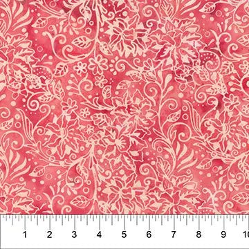 Banyan 83041-21 DANDELION WISHES - Stylized Floral - Blush 45" Fabric Per Yard Fabric Fanatics