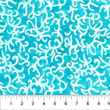 Banyan 83064-61 CITY SPIRIT - Reflection - Caribbean 45" Fabric Per Yard Fabric Fanatics