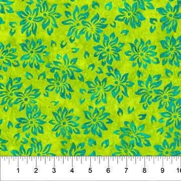 Banyan 83114-71 ROCK CANDY - Edible Floral - Limelight 45" Fabric Per Yard Fabric Fanatics