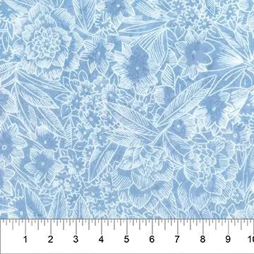 Banyan 83240-800 - NATURE'S BEAUTY - Pen & Ink - Seashell 45" Fabric Per Yard Fabric Fanatics