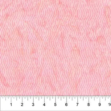 Banyan 83323-20 - LOVE NOTES - Ink Wave - Blush 45" Fabric Per Yard Fabric Fanatics