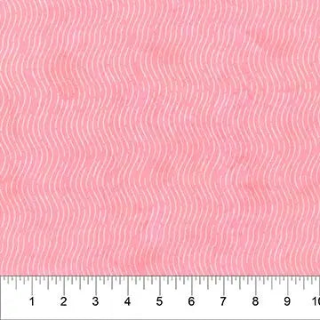 Banyan 83323-21 - LOVE NOTES - Ink Wave - Sweet Pink 45" Fabric Per Yard Fabric Fanatics
