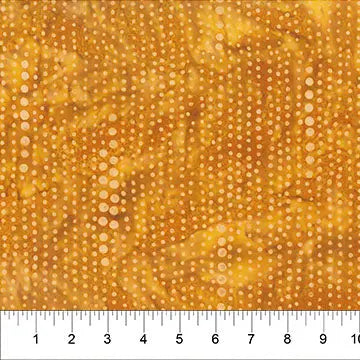 Banyan 83343-37 BOHO SPIRIT - Line Dot - Burnt Russet 45" Fabric Per Yard Fabric Fanatics