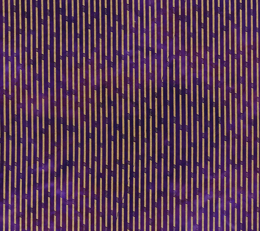 Banyan 83371-85 ART DECO - Stripes - Purple Metallic 45" Fabric Per Yard Fabric Fanatics