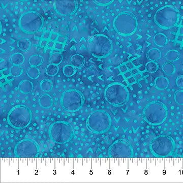 Banyan 83390-44 - JITTERBUG - Main Doodle - Blue Purple 45" Fabric Per Yard Fabric Fanatics