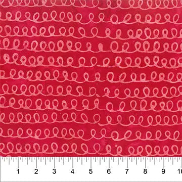Banyan 83391-24 - JITTERBUG - Loop Line - Red 45" Fabric Per Yard Fabric Fanatics