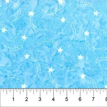 Banyan 83466-46- Christmas Cheer Holiday Magic - Sky Blue 45" Fabric Per Yard Fabric Fanatics