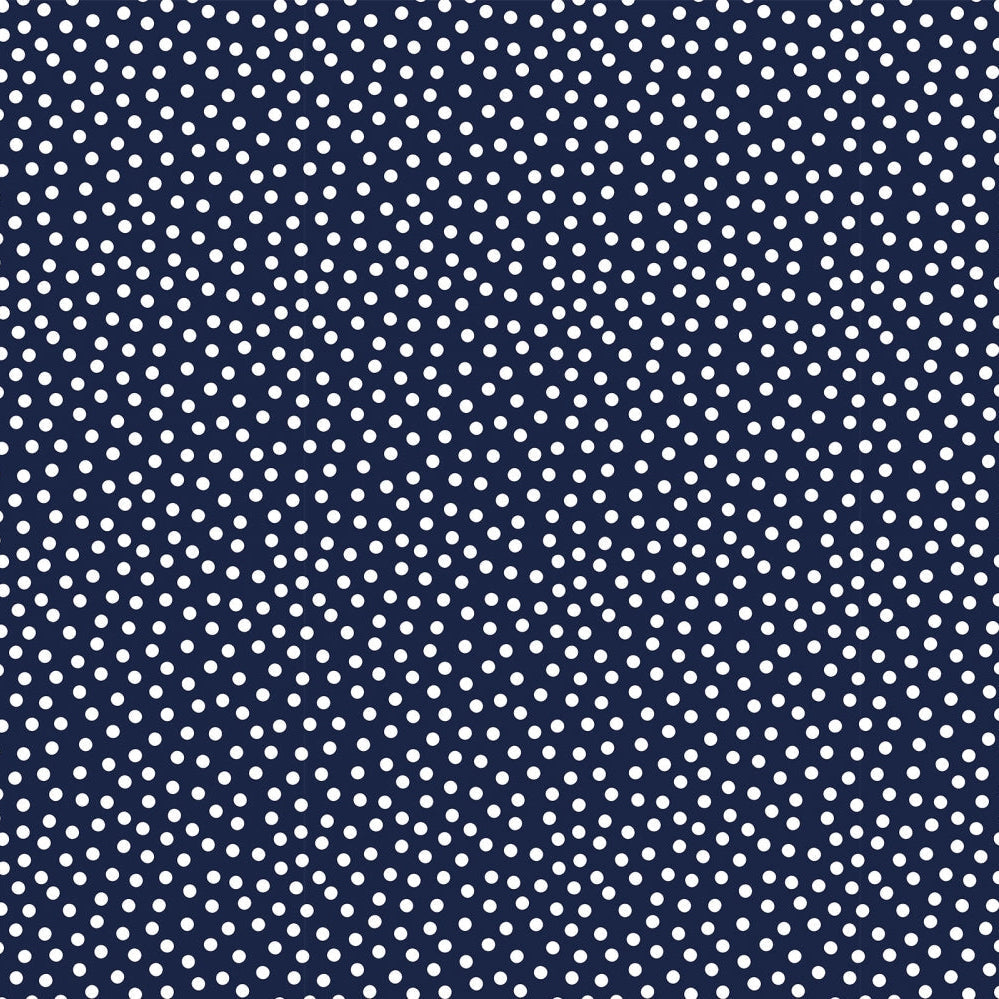 Barely Basics Lots a Dots Quilting Cuddle Navy Fabric Per Yard