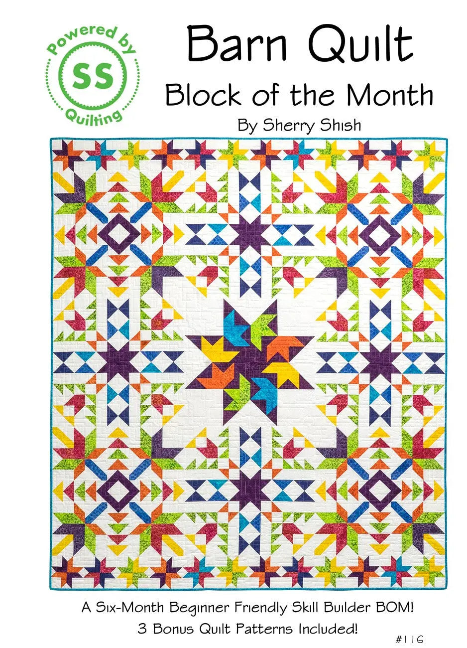 Barn Quilt Block of the Month - Linda's Electric Quilters