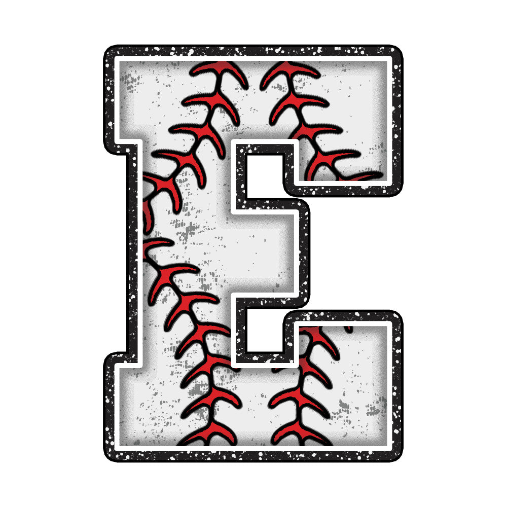 Baseball Alphabet Fabric Panel 15 QuiltingFabricPanels