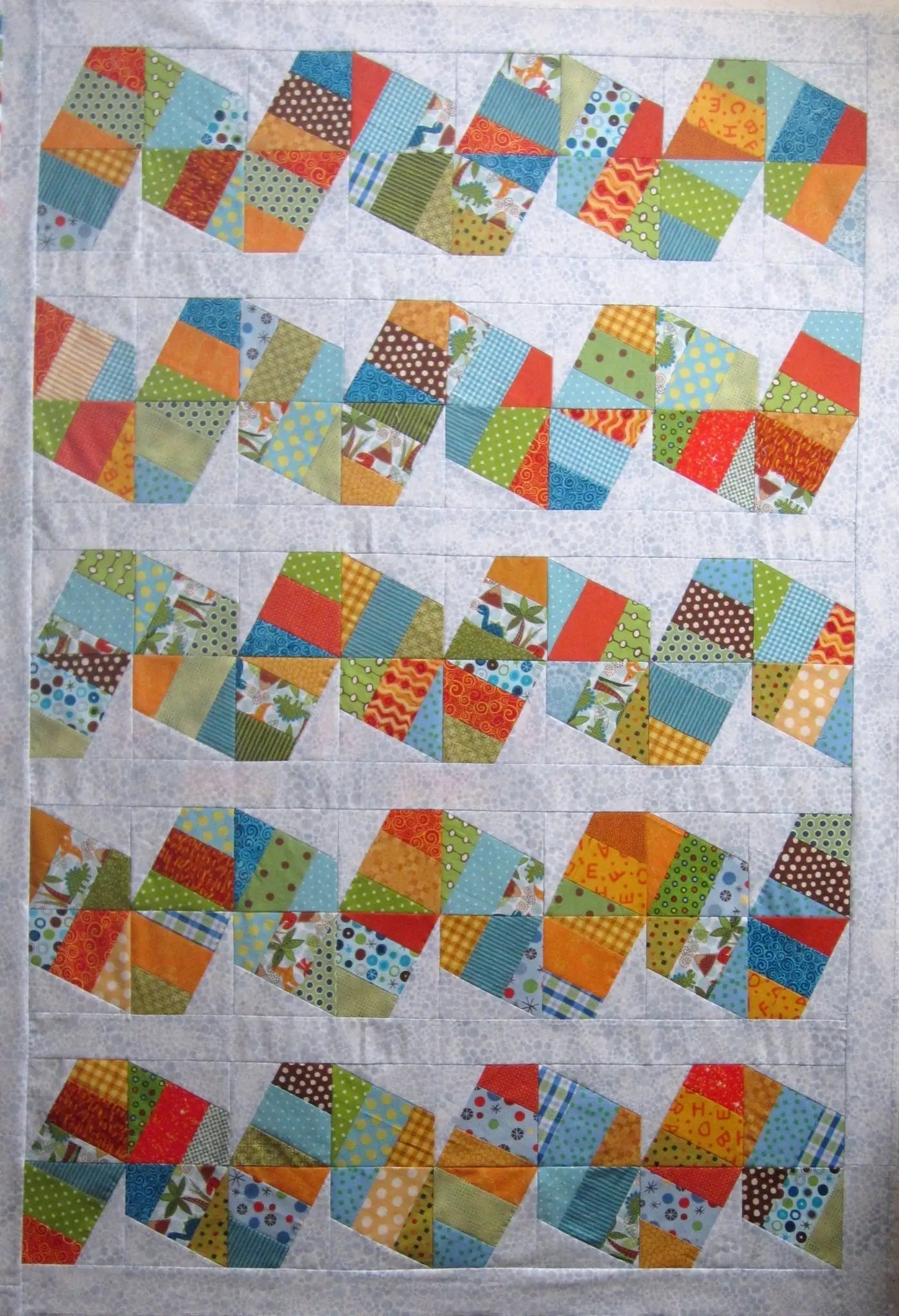 BasiX Wiggleworm Pattern Cactus Queen Quilt Company