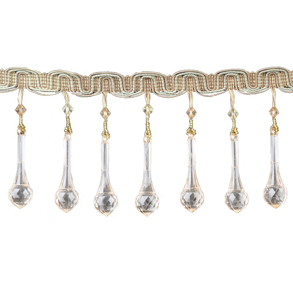 Beaded Fringe - 4" length (10 YDS)-BB-988-83/10