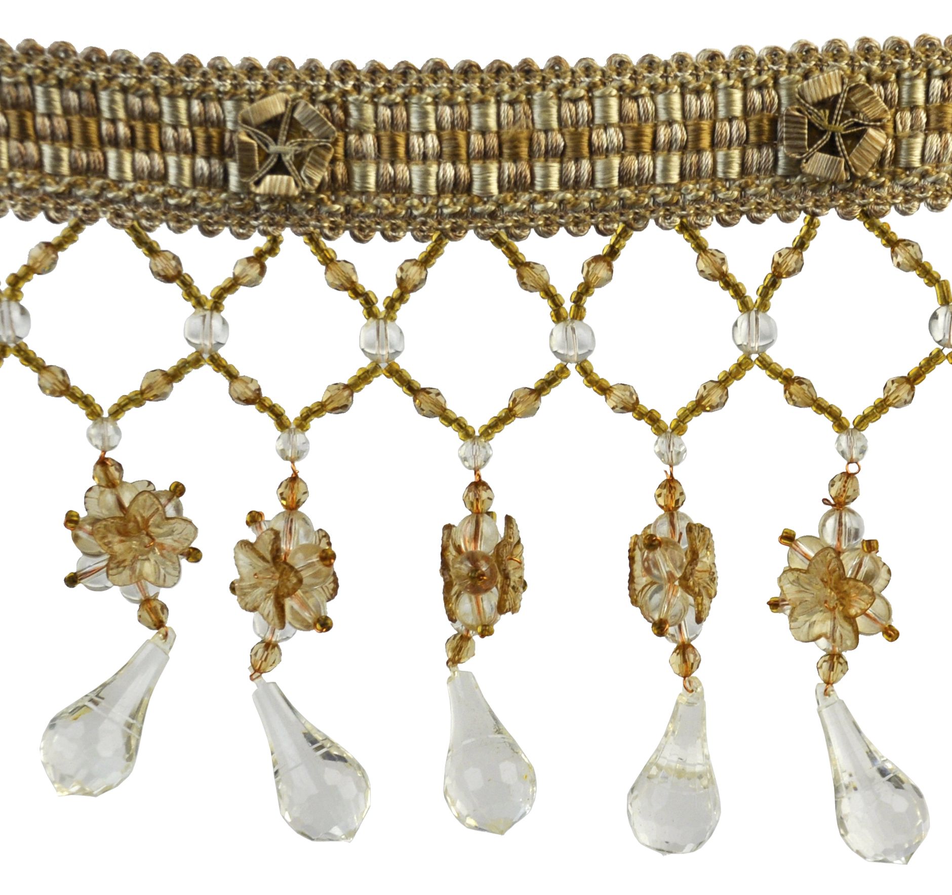 Beaded Fringe-6" length-BB-964-16/24