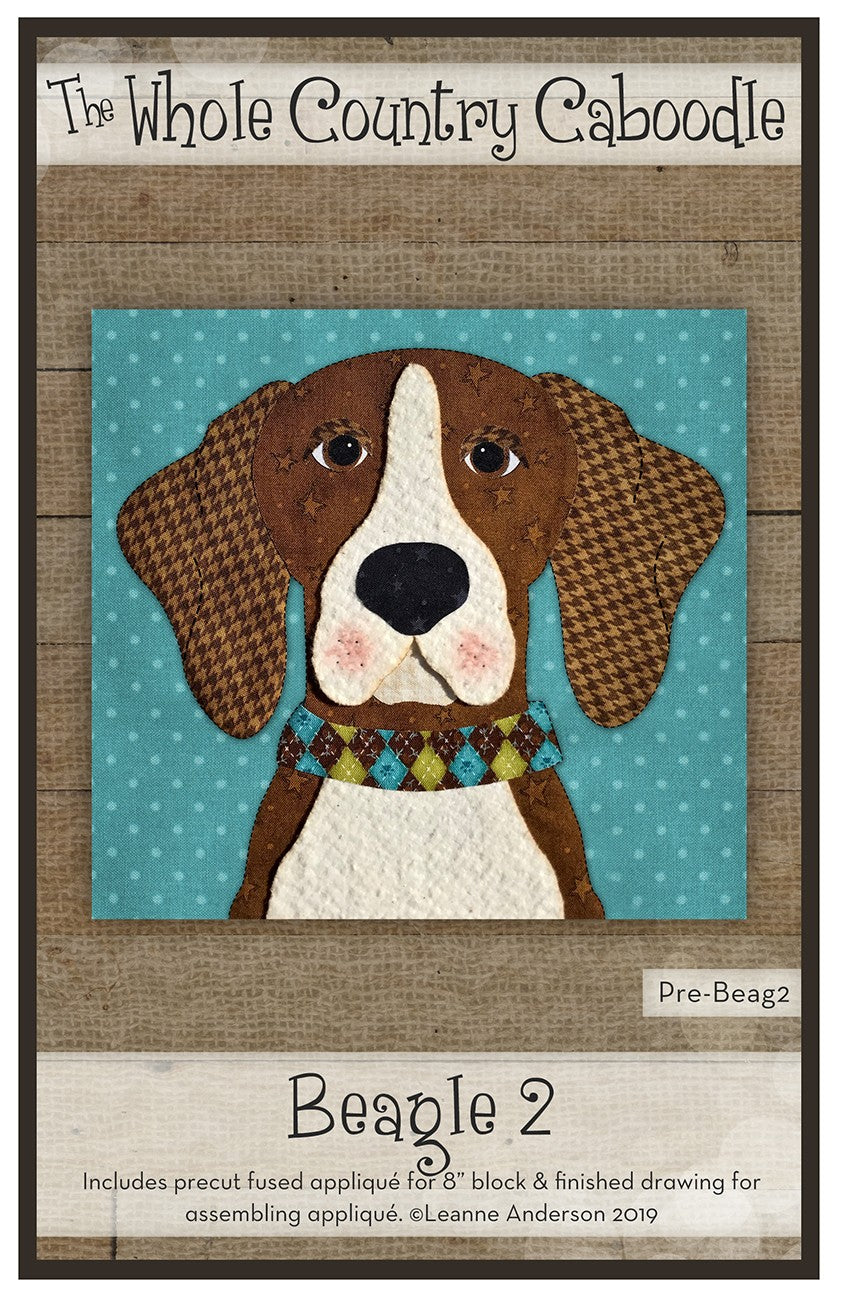 Beagle 2 Precut Fused Applique Pack