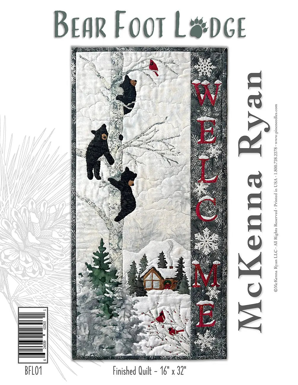 Bear Foot Lodge - Linda's Electric Quilters