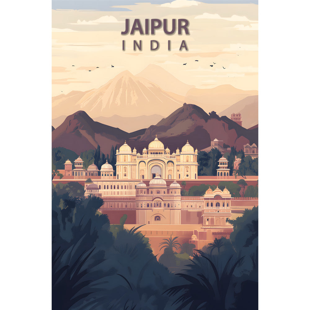 Beautiful Places Travel Poster Fabric Panel 11