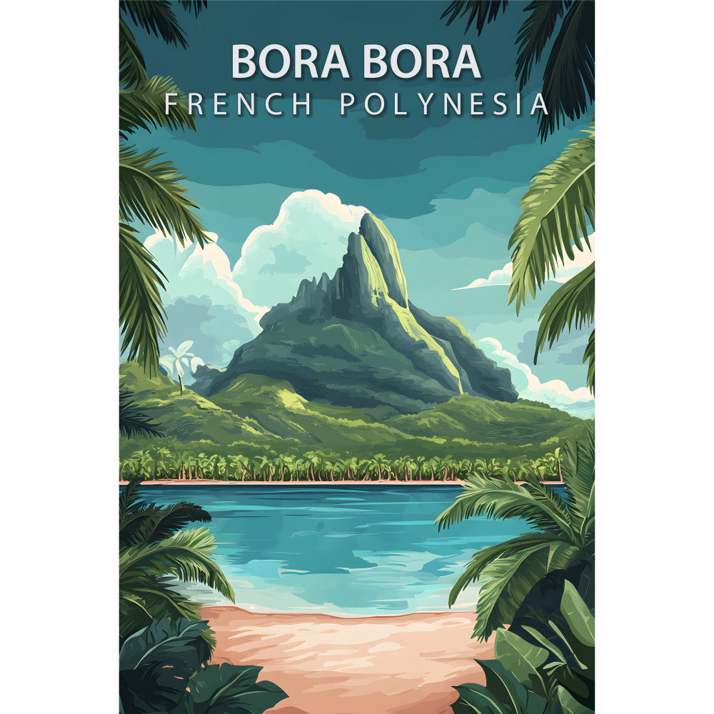 Beautiful Places Travel Poster Fabric Panel 12