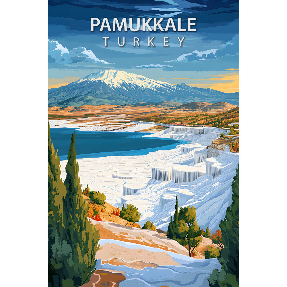 Beautiful Places Travel Poster Fabric Panel 14