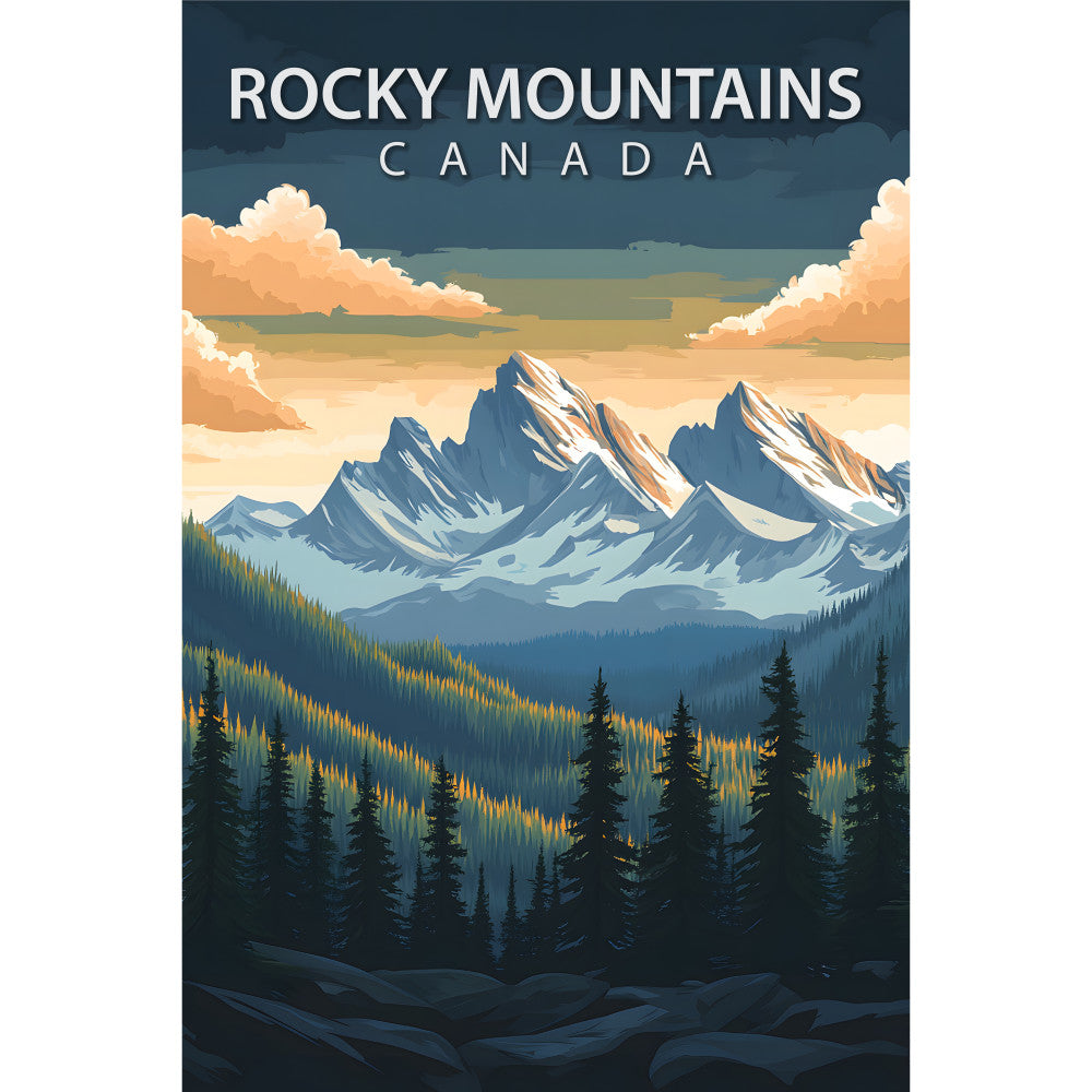 Beautiful Places Travel Poster Fabric Panel 20