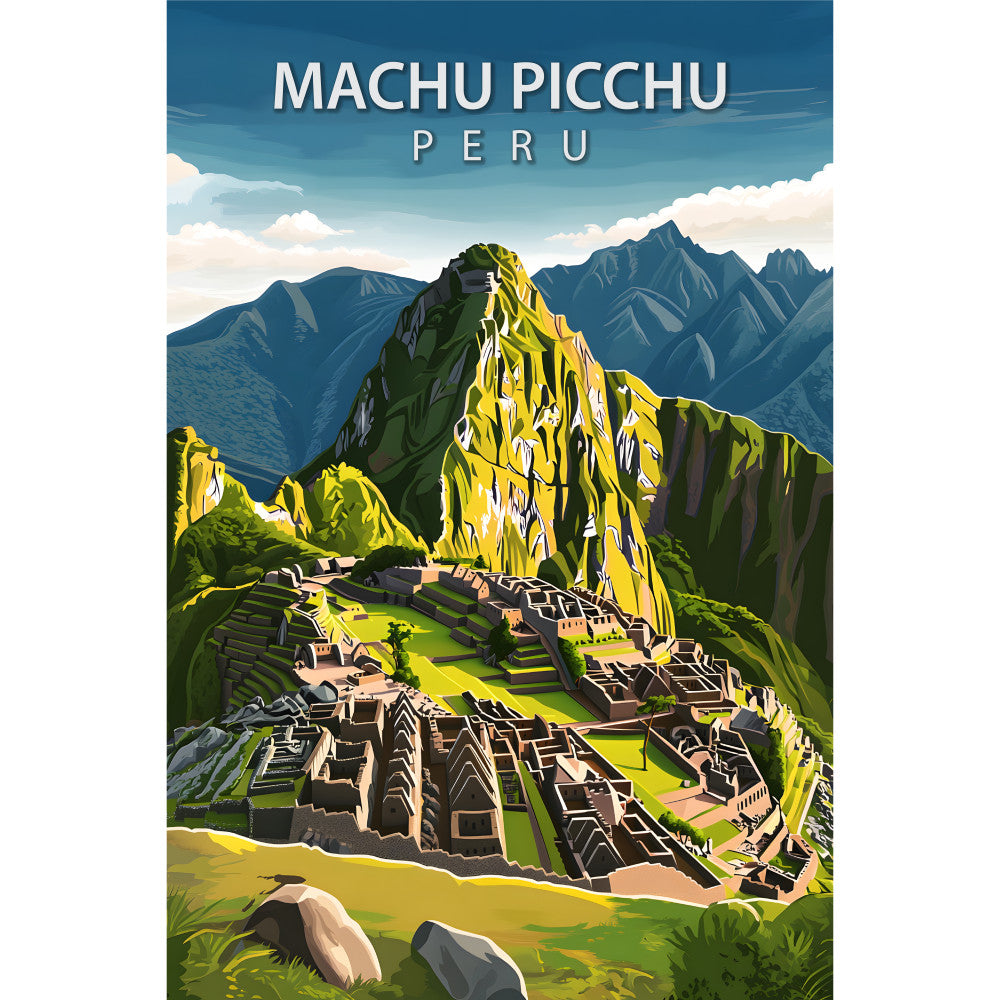 Beautiful Places Travel Poster Fabric Panel 29