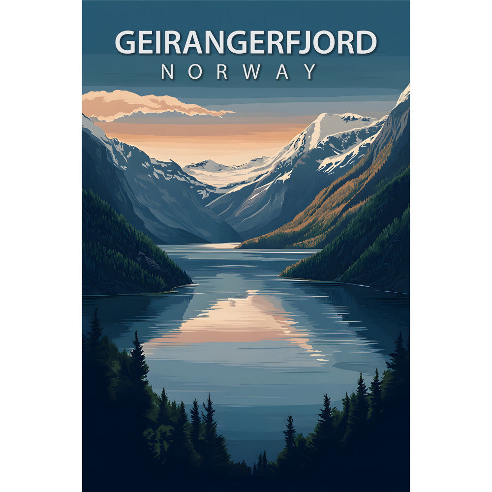 Beautiful Places Travel Poster Fabric Panel 5
