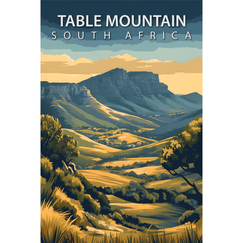 Beautiful Places Travel Poster Fabric Panel 7