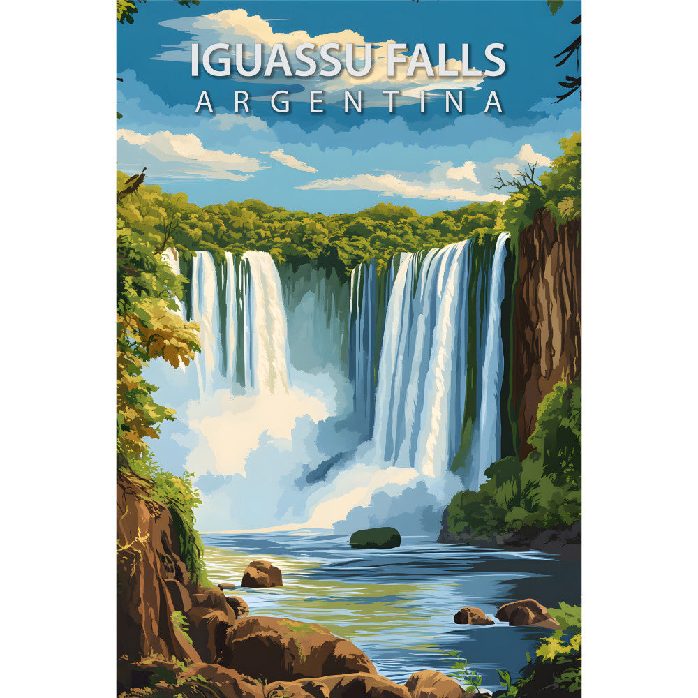 Beautiful Places Travel Poster Fabric Panel 9