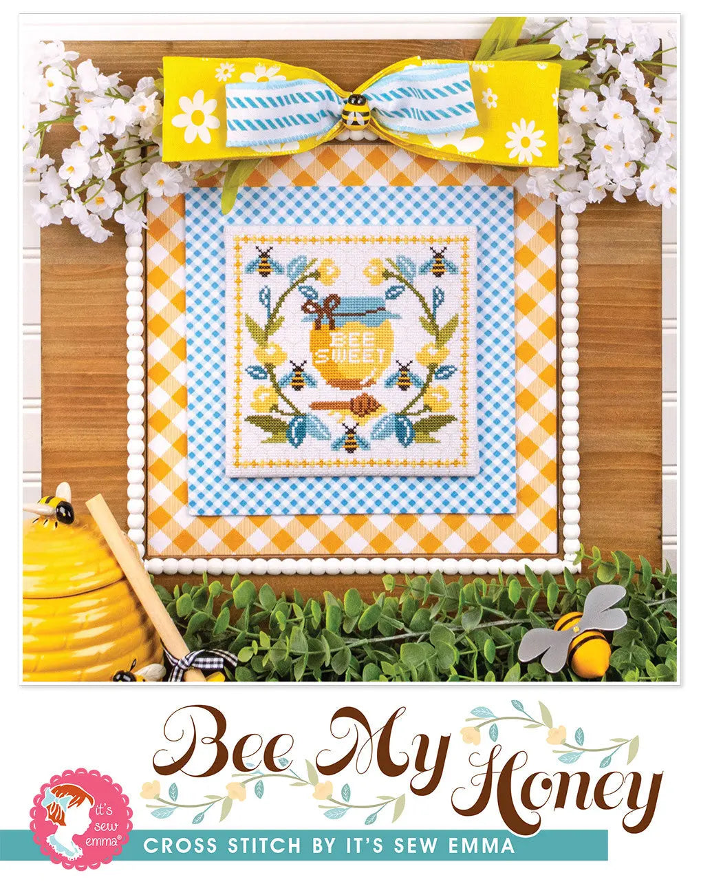 Bee My Honey Cross Stitch Pattern - Linda's Electric Quilters
