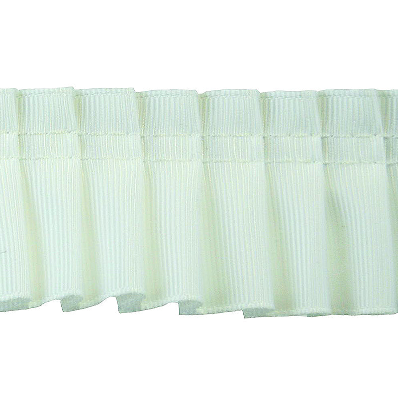 Belagio Enterprises - 1 1/2" width Grograin Ribbon (25 Yard Roll) - BF-1300-27 White