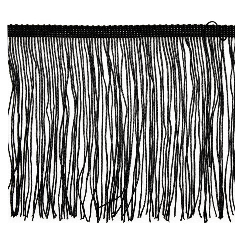 Belagio Enterprises - 18-inch Chainette Fringe (10 Yard Roll) - P-7048-02 Black