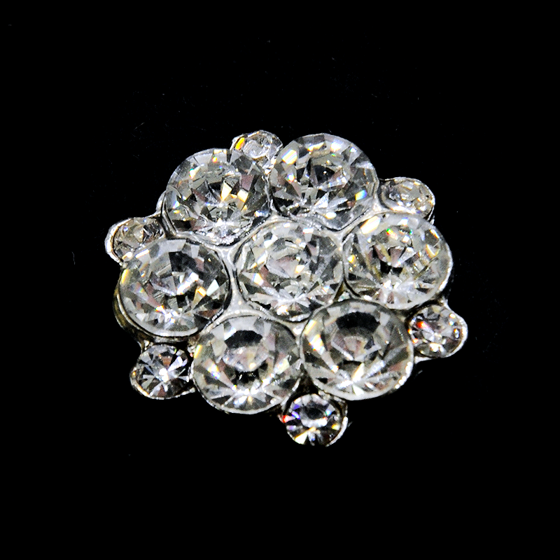 Belagio Enterprises - 1" Width Rhinestone Buttons (6pcs per Order) - BRB-154