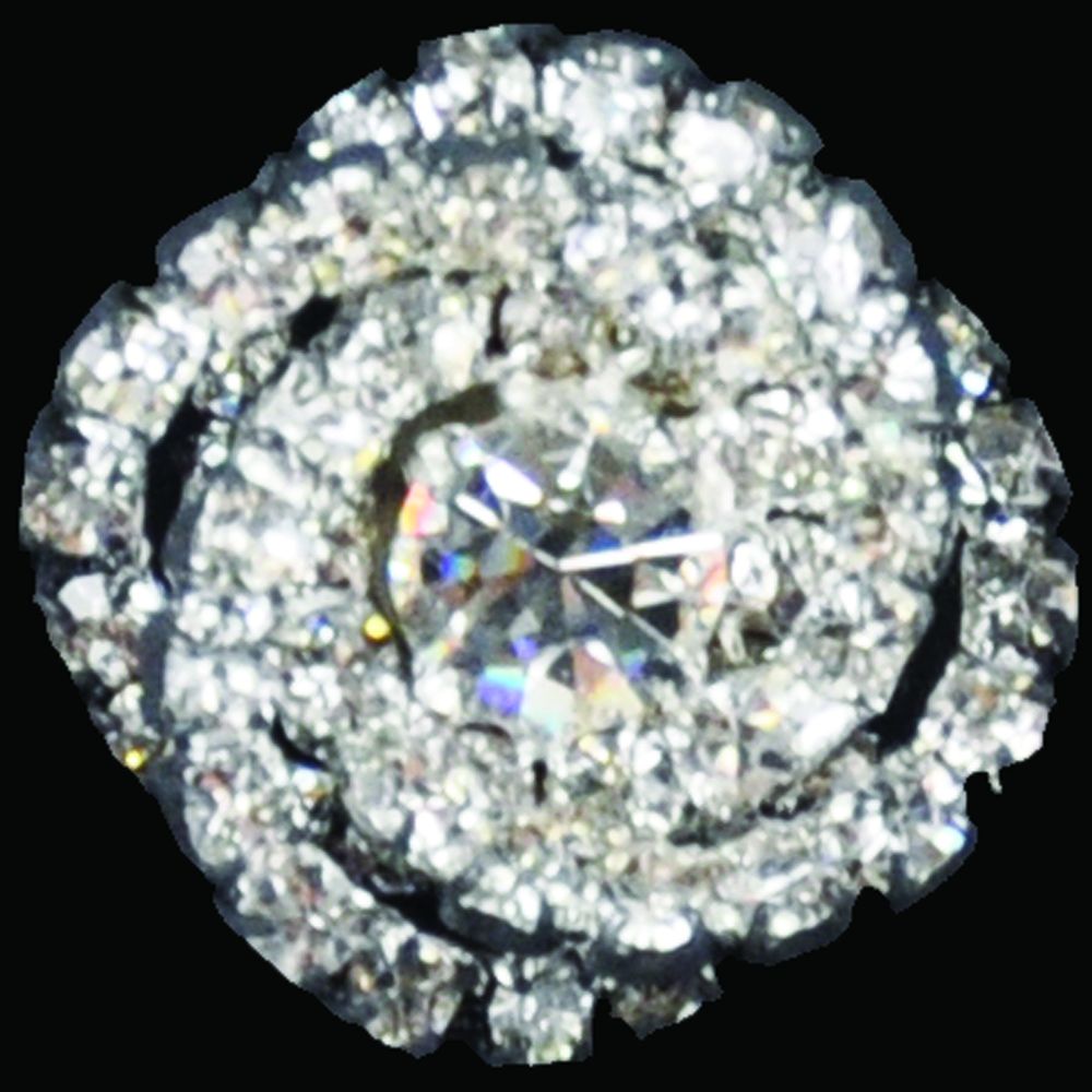 Belagio Enterprises - 3/4" Width Rhinestone Buttons (6pcs per Order) - BRB-103