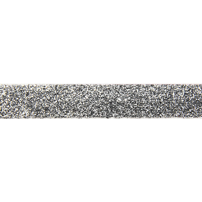 Belagio Enterprises - 5/8" width Glitz and Glamour Elastic Ribbon (20 Yard Roll) - BE-306-11 Silver