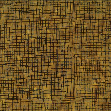 Benartex 9275-31 Weave Texture - Gold/Onyx 45" Fabric Per Yard