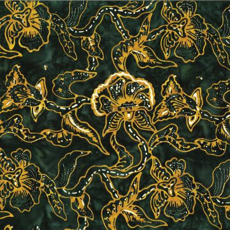 Benartex 9278-44 Bali Samara - Forest 45" Fabric Per Yard