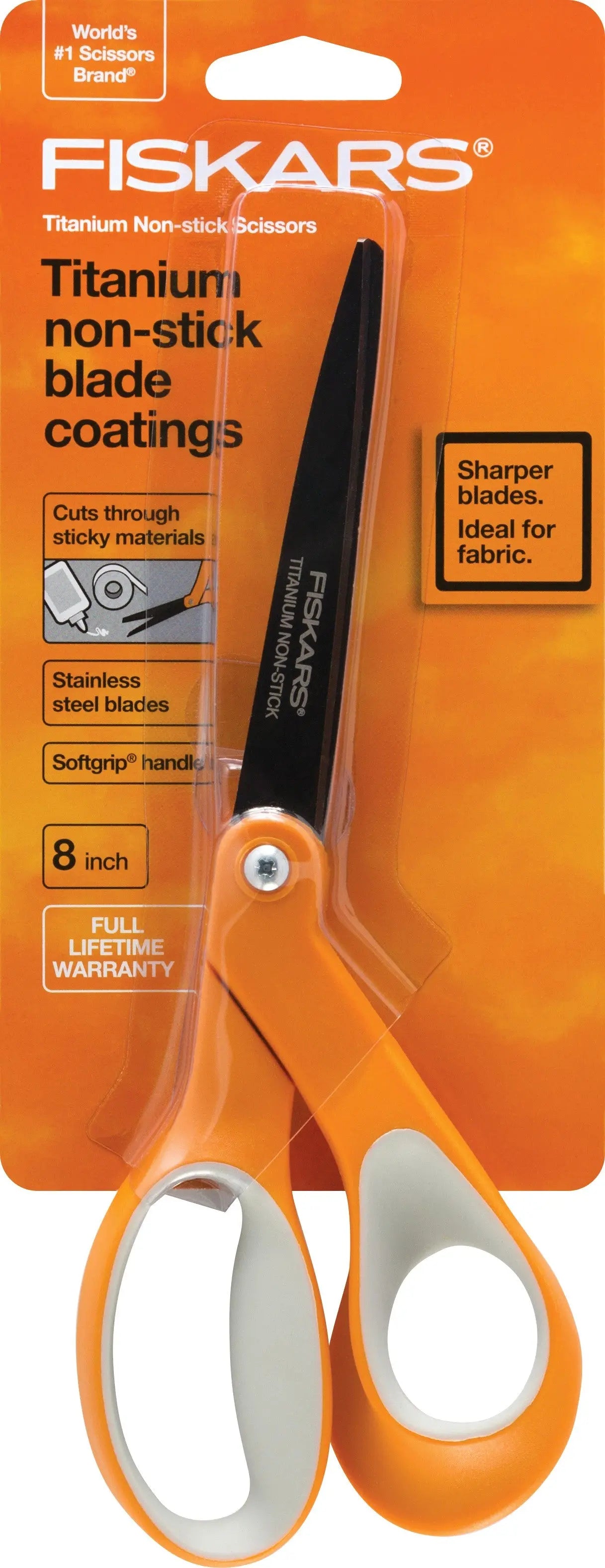Bent Softgrip Nonstick Titanium 8in Premier Scissor - Linda's Electric Quilters